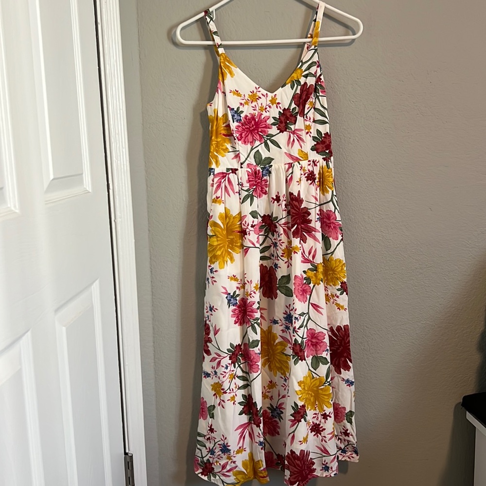 Floral midi dress